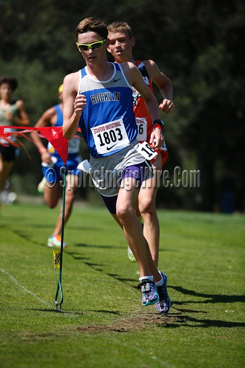 2014StanfordD2Boys-104.JPG - D2 boys race at the Stanford Invitational, September 27, Stanford Golf Course, Stanford, California.